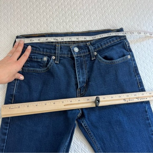 MEN'S 511 Levi's Jeans - Size 30x30 - Dark Blue - Zipper Fly - Stretch - Picture 10 of 12